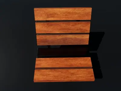 Outdoor Chair Free low-poly 3D model