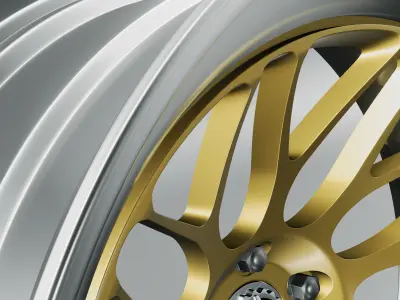 HRE 300 classic-W Low-poly 3D model