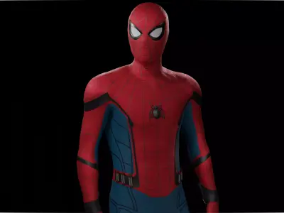 Spider-man Homecoming Stark Tech Suit 3D model Free 3D model