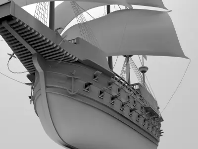 Adler von Lubeck Ship-Boat 3D model