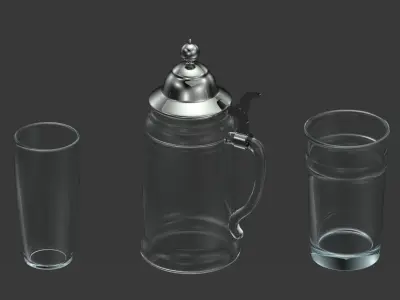 Set of glasses Free 3D model