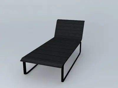 Lounger Marina Tidelli Free 3D model