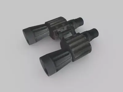 Binoculars Low-poly PBR Free low-poly 3D model