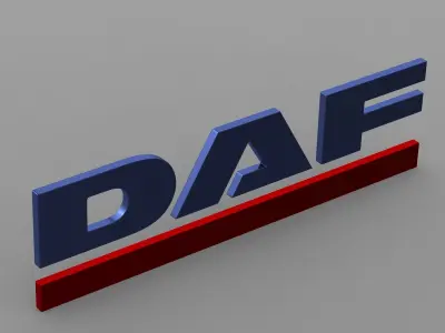 daf logo 3D model