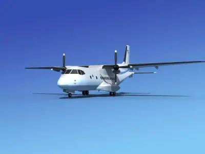 Casa CN-235 Unmarked 2 3D model
