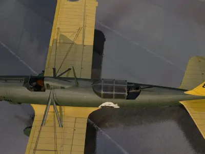 Curtiss A-8 Shrike 3D model