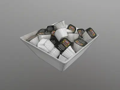 Syrup Packets - High-Quality 3D Models 3D model