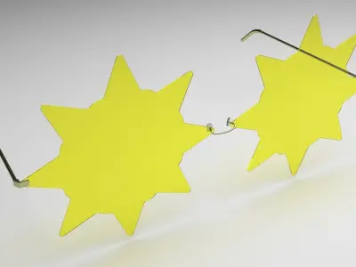 Sun Sunglasses 3D model