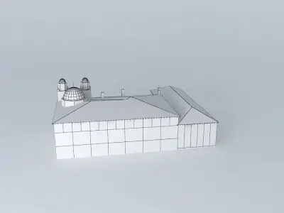 Ancient and great Church 3D model