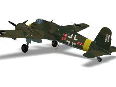 henschel hs129b2 3D model