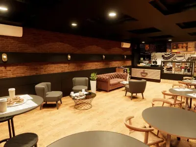 COFFEE SHOP 3D model