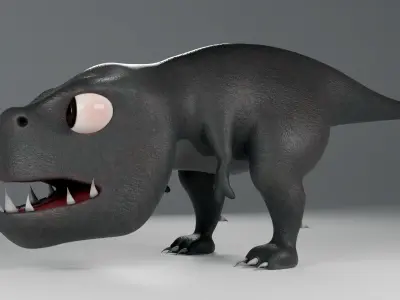 Low-Poly Dinasour Low-poly 3D model