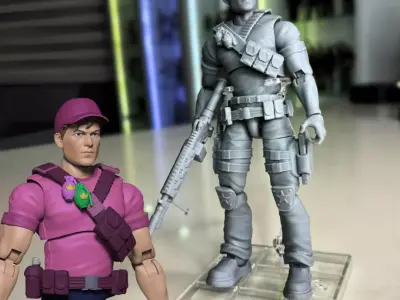 Magic Timmy Full Action Figure STL files 3D print model