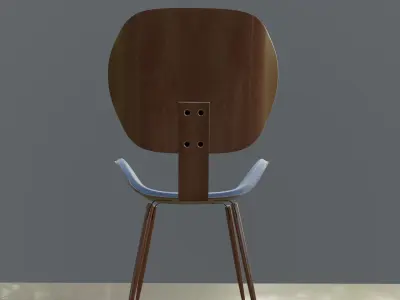 Morden 3d chair Free low-poly 3D model