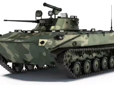 BMD-2 1985 3D model