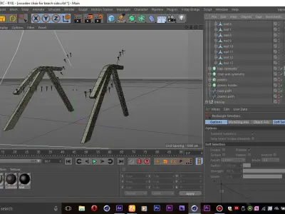 wooden chair for beach side Free low-poly 3D model