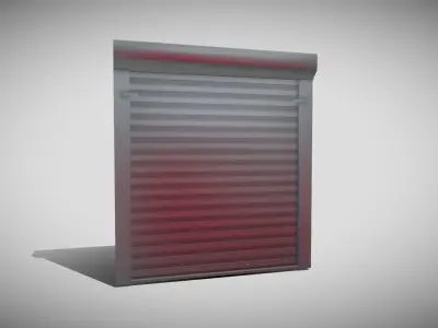 Roller Shutter Door Low-poly 3D model