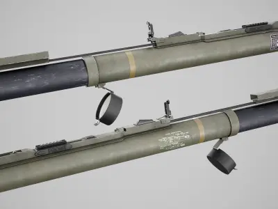 PBR M72A7 LAW Low-poly 3D model