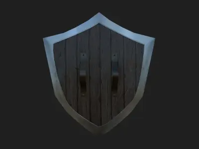 Zelda Link Shield Custom Free low-poly 3D model