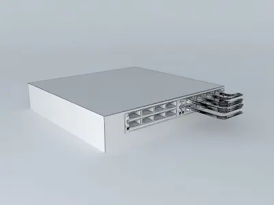 Cisco Top of Rack Catalyst 4900 3D model