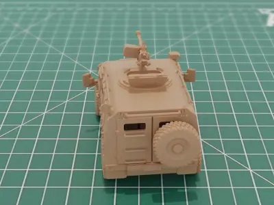 GAZ-2330 Tigr Armored Truck Russian Army Vehicle 3D print model