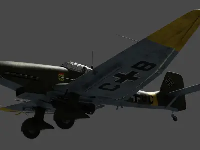 Ju 87 D-5 Stuka 3D model
