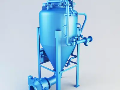 Densphase RA pump Low-poly 3D model