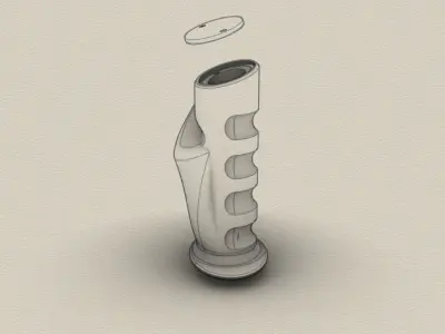 Stick grip pro aircraft 3D print model