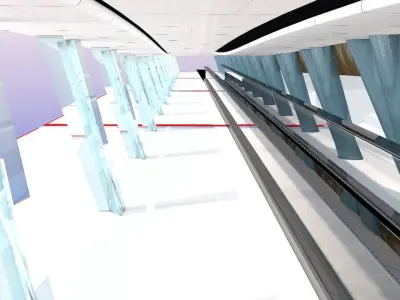 airport runway  Free low-poly 3D model