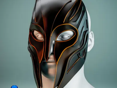 Gladiator Cat Cosplay Mask 3D print model