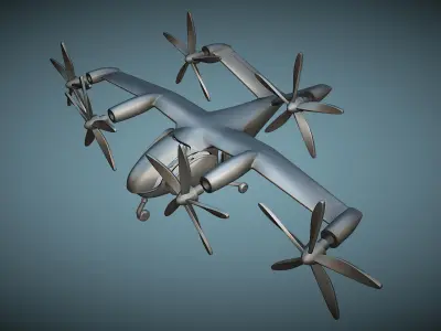 Joby Aviation S4 - 3D Printable Model 3D print model