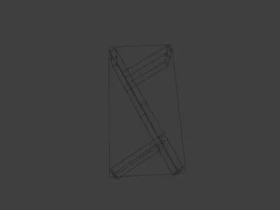 Glass Coffee table  Free 3D model