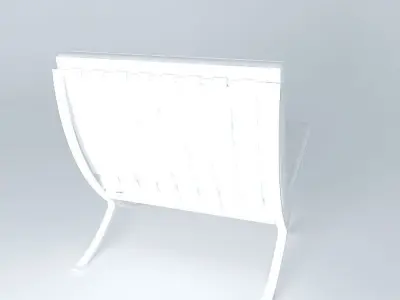 Barcelona Chair Free 3D model buy