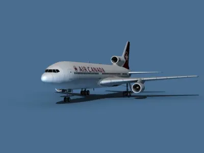 Lockheed L-1011-50 Air Canada 3 3D model