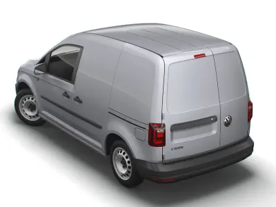 Volkswagen Caddy UK-spec Startline 2020 3D model