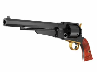 Gun Revolver Pistol 3D model