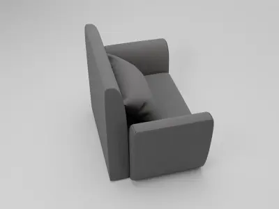 One place couch sofa Free 3D model