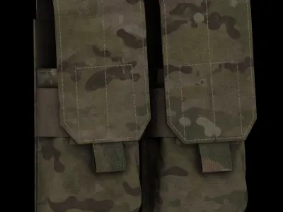 Eagle Industries SOFLCS M4 Mag Pouch Low-poly 3D model