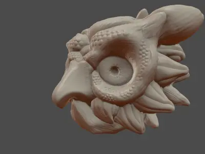 Owl Mask Illusion Free 3D print model