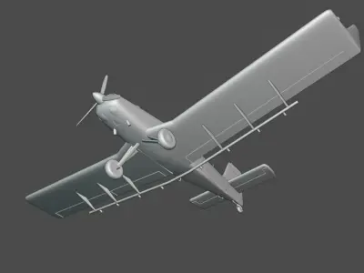 EMBRAER IPANEMA 203 3D print model