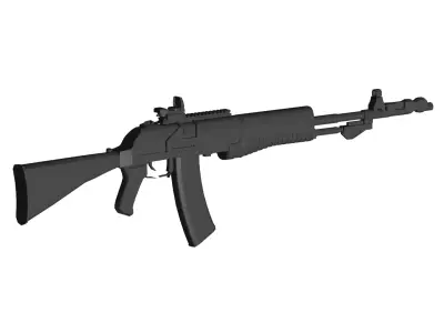 AK94 assault rifle 3D model