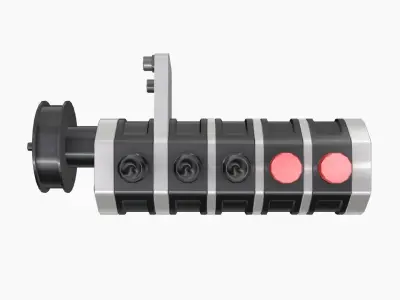 Savy Dry Sump Oil Pump Low-poly 3D model