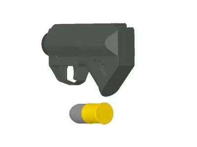ASG Grenade launcher Free 3D model