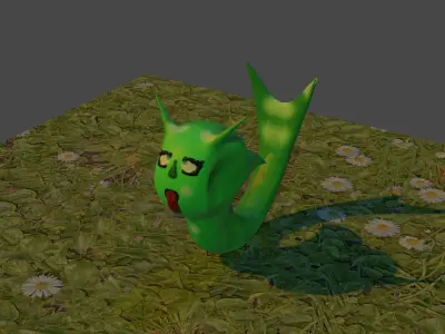 green monster 3D model
