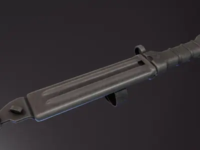 AK74 Bayonet Low-poly 3D model