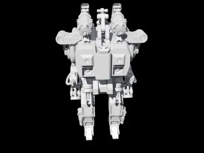 Sci fi Concept Art Robot 3d model 3D model