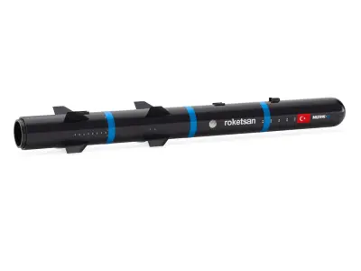 Roketsan Mizrak-U ATGM Anti-Tank Guided Missile 3D model