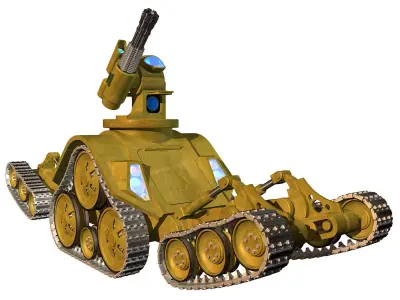 fighting robot 3D model