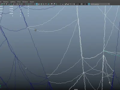 Spiderweb spider web 3D model