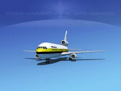 Douglas DC-10 Monarh 3D model